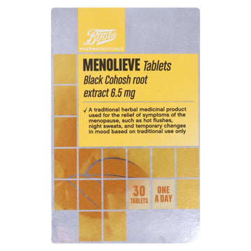 Menolieve Black Cohosh Root Extract 6.5Mg - 30 Tablets